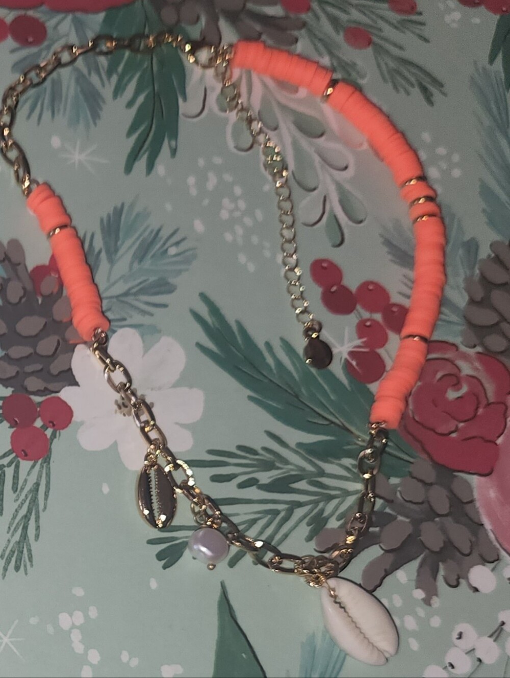 NEW INVICTA MAYAMAR Beachy Heishi Bead Charm Choker Necklace - Picture 11 of 11